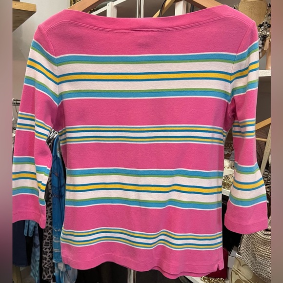 Ralph Lauren - Cotton, boatneck, classic, light sweater! So pretty!!! S - Picture 2 of 4